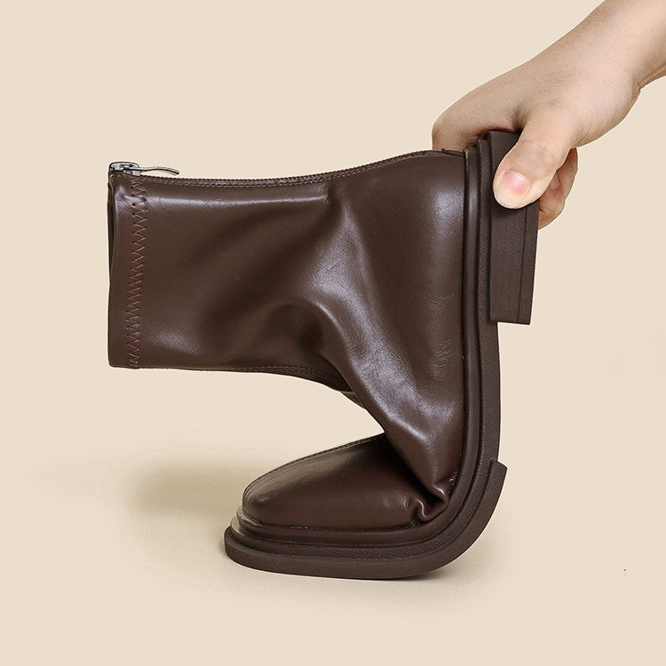 Women's Leather Ankle Boots