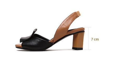 Modern Open-Toe Slingback Sandals