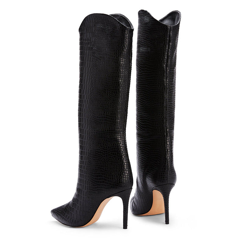 Midnight Viper Tall Boots