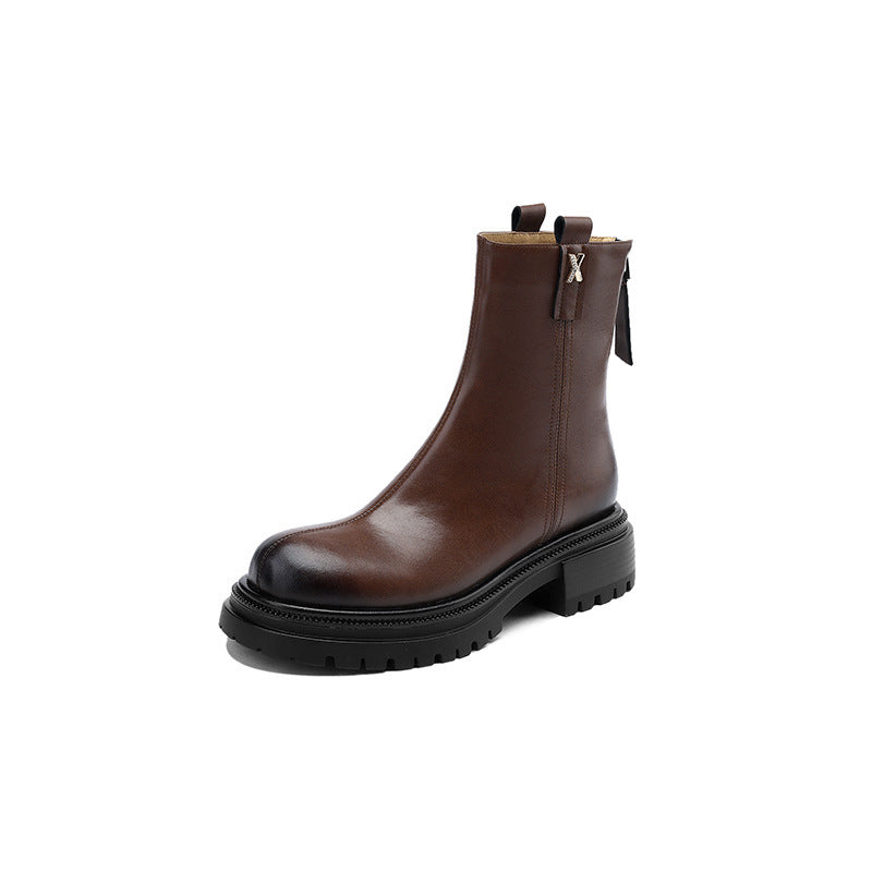 Chunky Chelsea Boots β Black & Brown