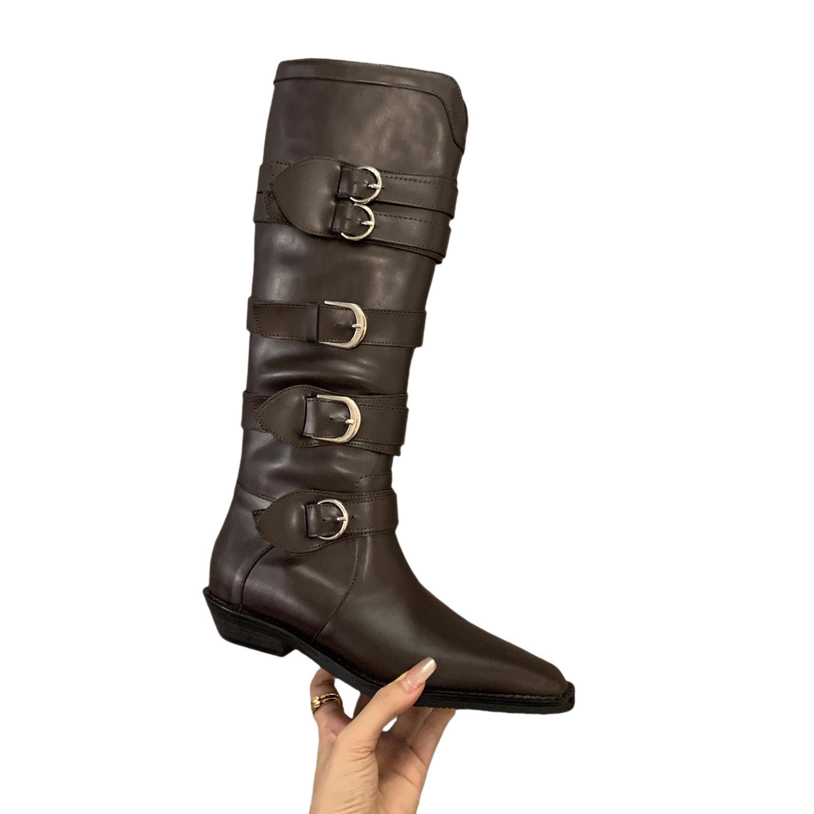 Rebel Rider Buckle Boots