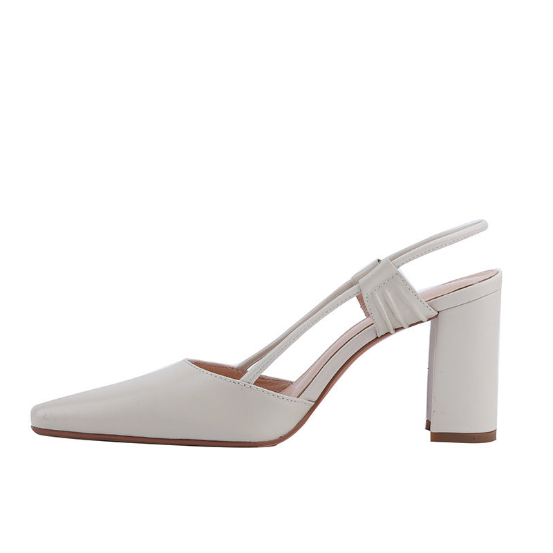 Block-Heel Slingback Pumps