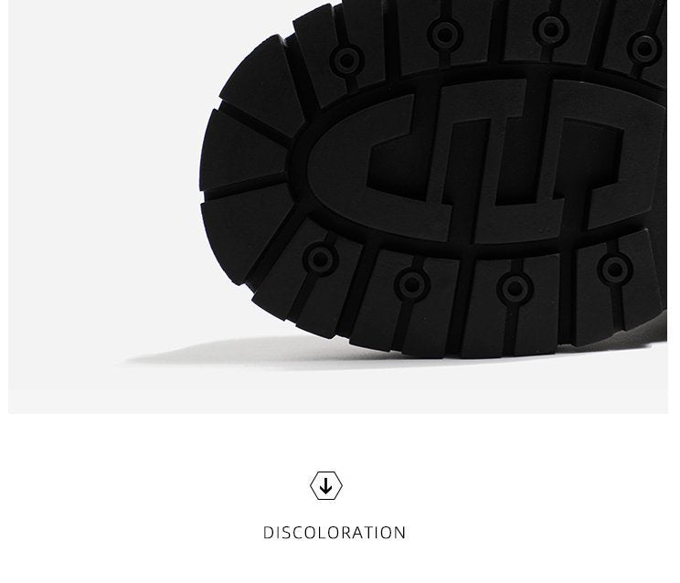 Chunky Combat Boots โ Black & Brown