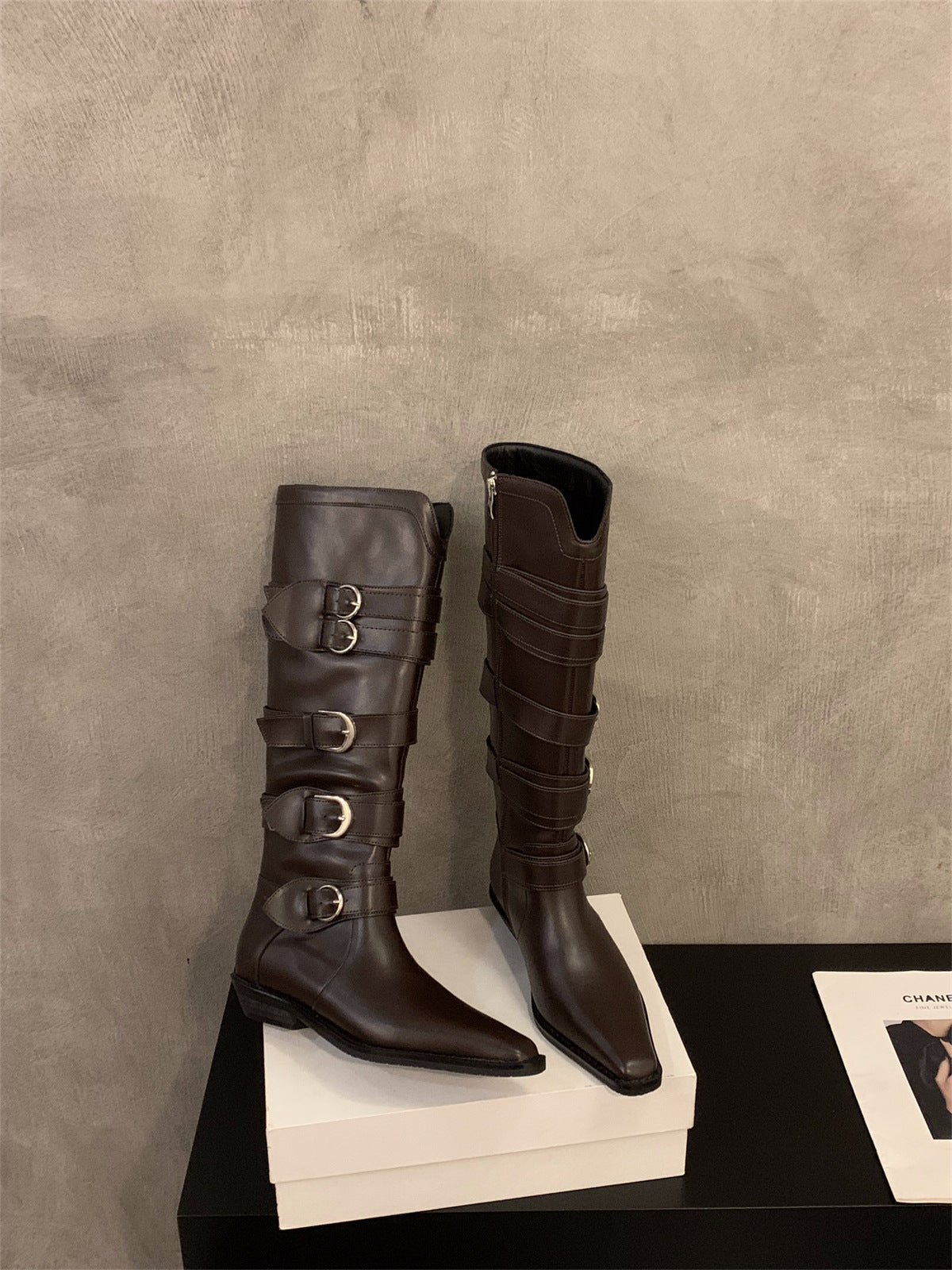 Rebel Rider Buckle Boots