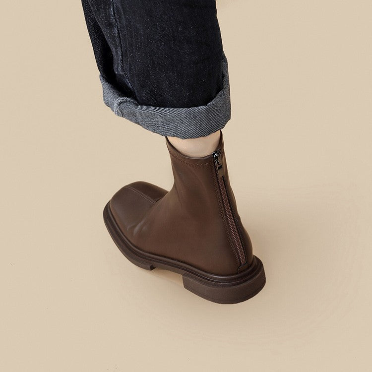 Women's Leather Ankle Boots