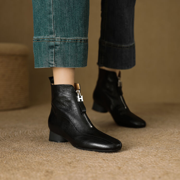Women's Wool-Lined Sheepskin Ankle Boots