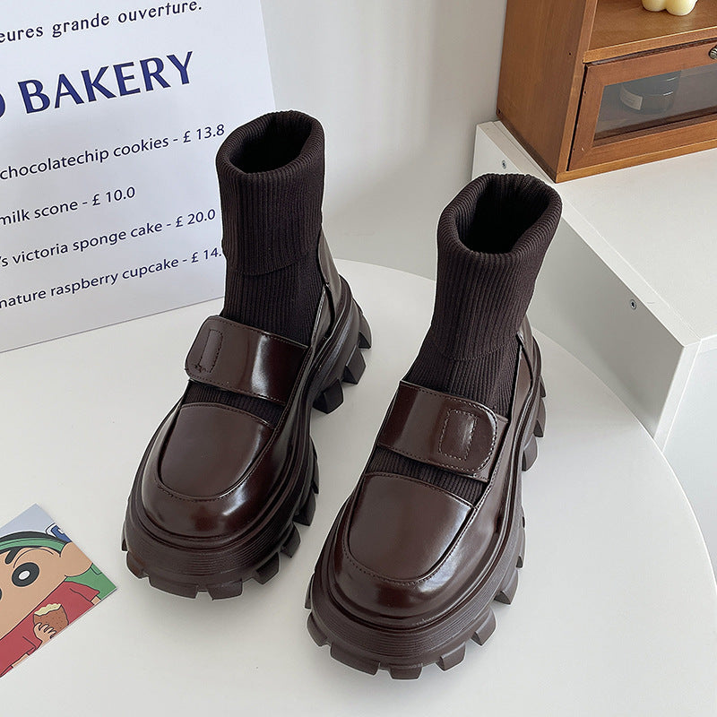 Chunky Sock Loafers