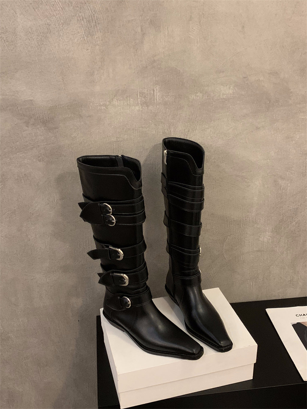 Rebel Rider Buckle Boots