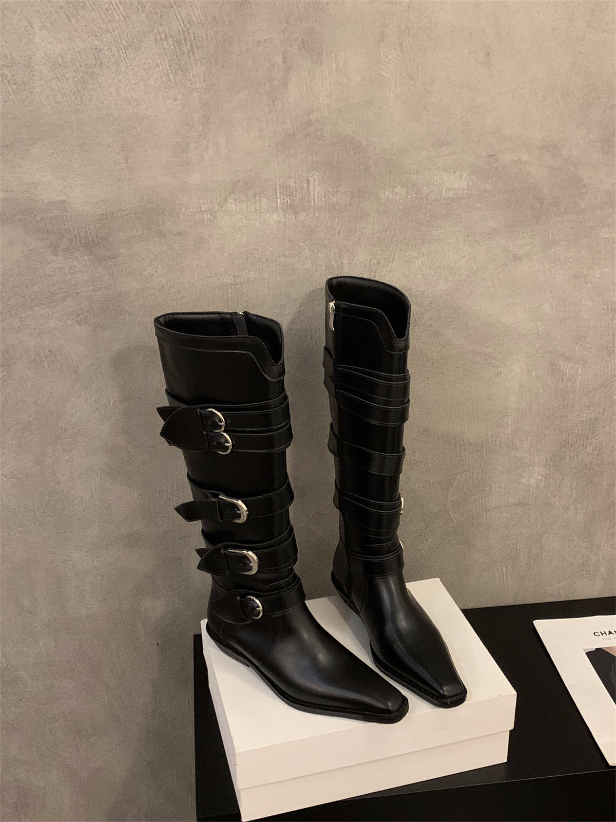 Rebel Rider Buckle Boots