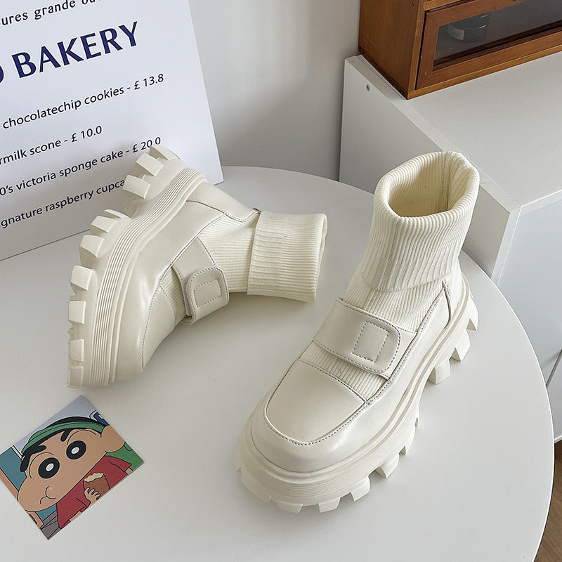 Chunky Sock Loafers