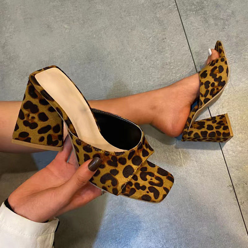 Chic Block Heel Mules