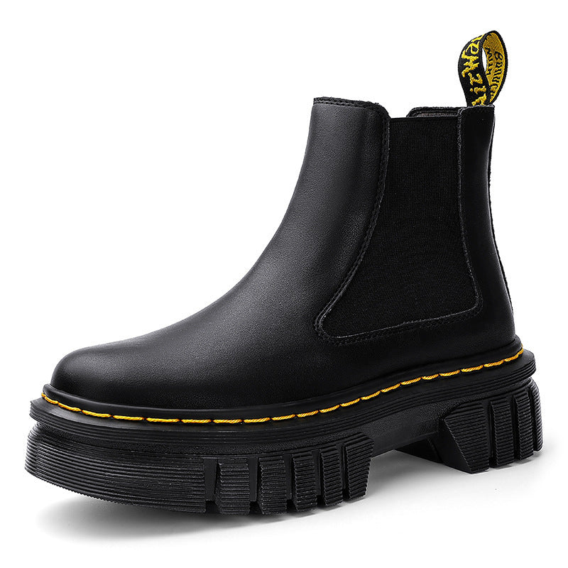 Platform Chelsea Boots – Black
