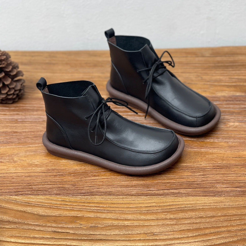 Women's Casual Lace-Up Ankle Boots